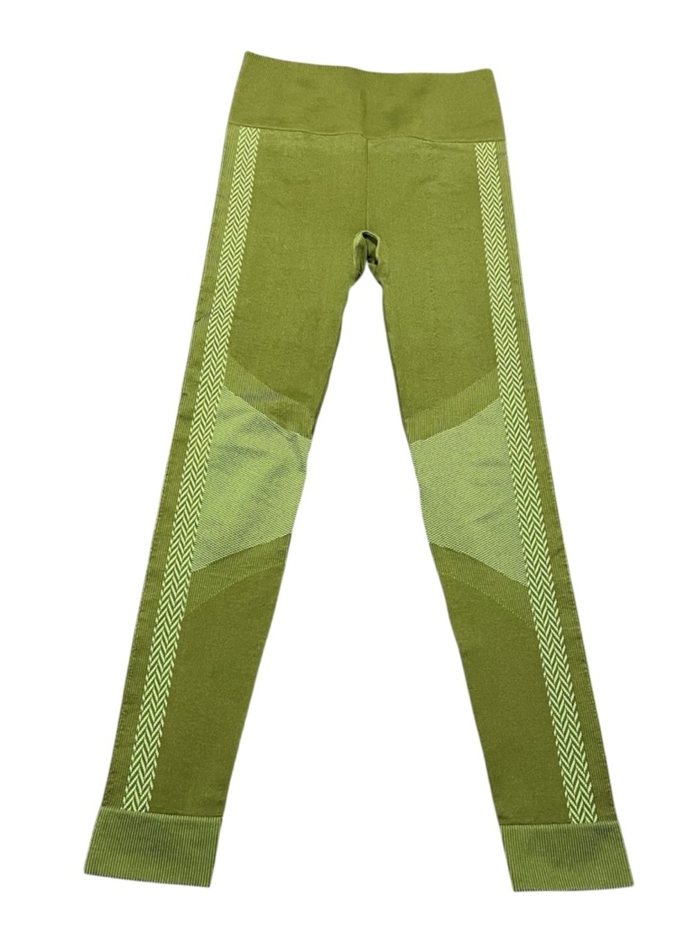 Fabletics Olive Green Seamless Active Leggings Size Small Gym Athleisure Workout